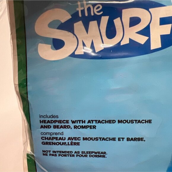 Smurfs Baby Costume Papa Smurf Size Infant 1-2 - Picture 3 of 7
